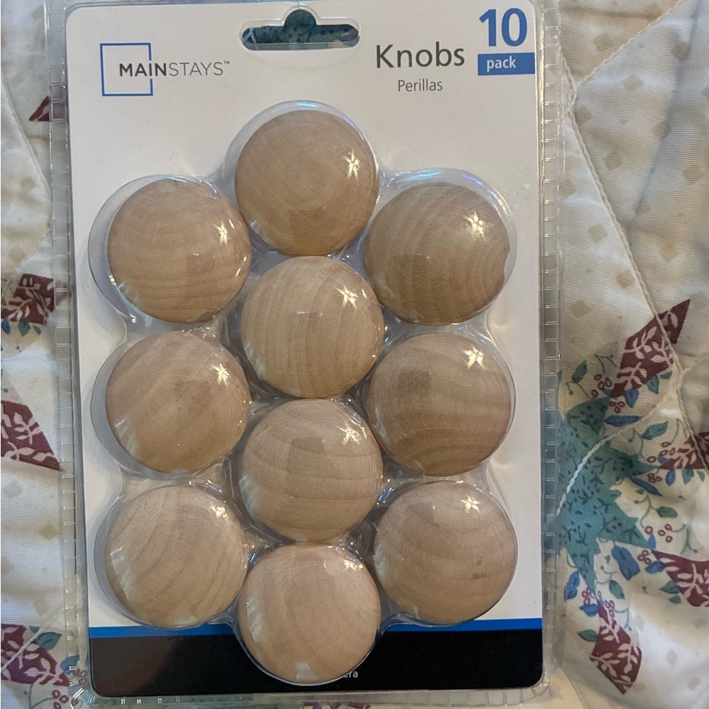 Unfinished wood pull knobs - Picture 2 of 6